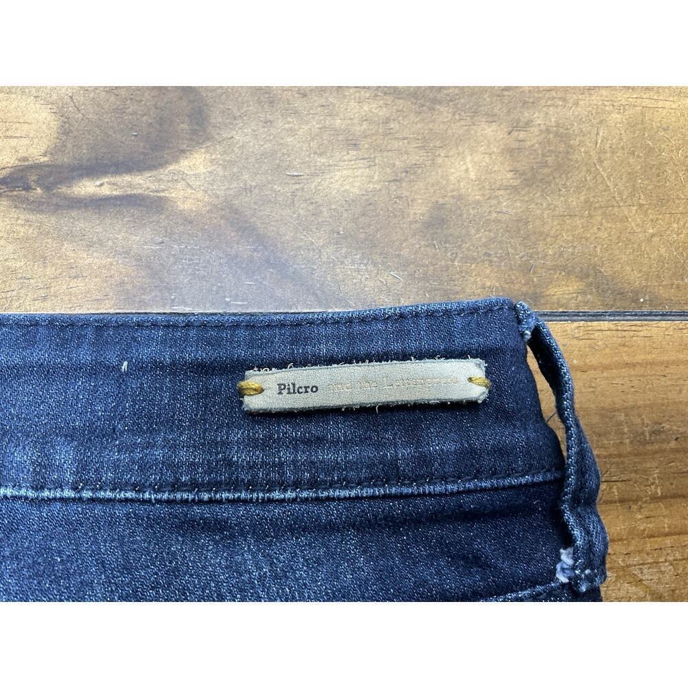 Pilcro And The Letterpress Women’s Cropped Jeans Colorful Cuff No.27 Stet - Picture 7 of 10